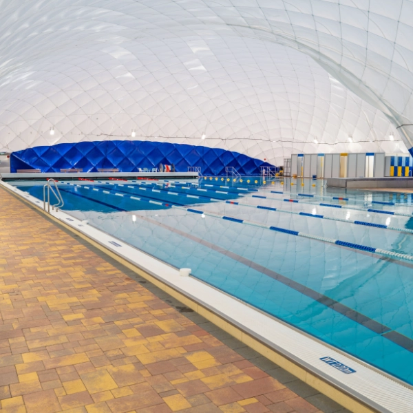 Outdoor pool enclosure