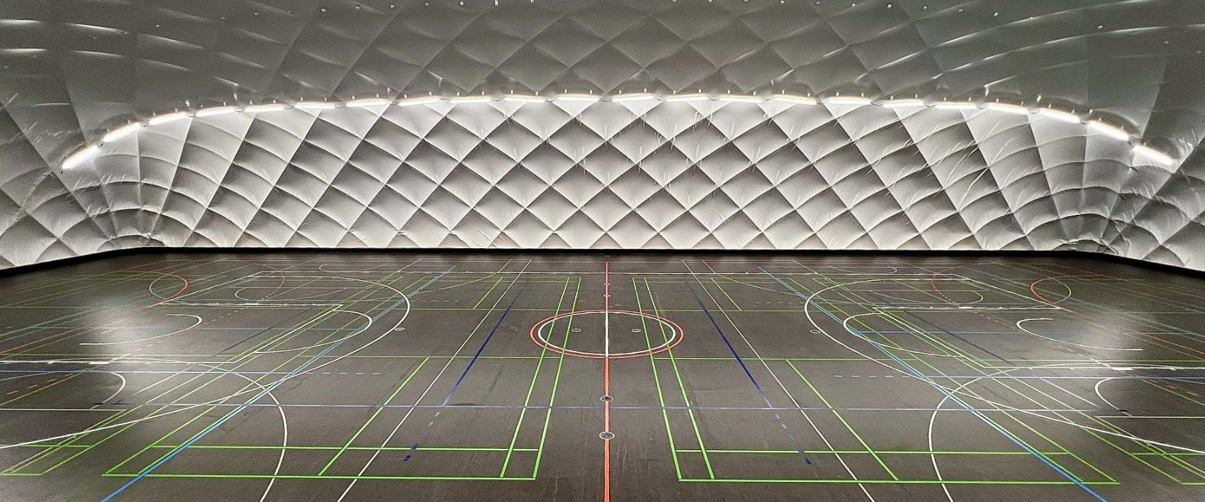 Turnhalle - Alternative mit Traglufthalle